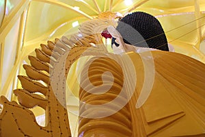 statue of buddha in a buddhist temple (sakya muni buddha gaya) - singapore