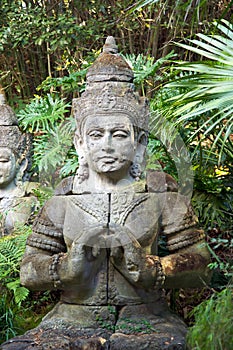 Statue of Buddha meditating