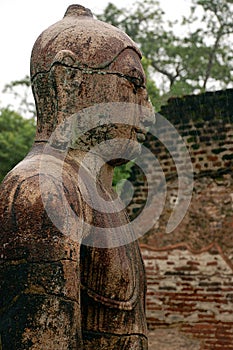 The Statue of Buddha in Polonnaruwa