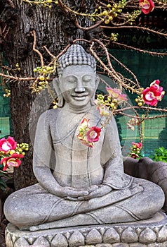 Statue of buddha in Royal Palace at Phnom Penh