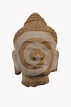 Statue of Buddha`s head