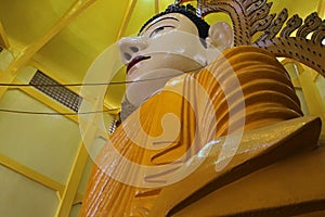 statue of buddha in a temple (sakya muni buddha gaya) - singapore