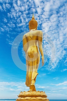 Statue of Buddhism at beach