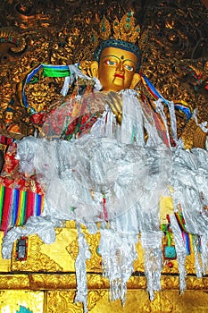 Statue the Buddhist master Guru Rinpoche