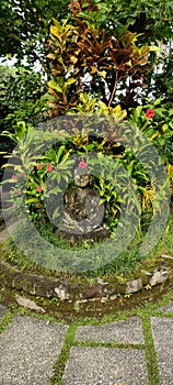 Statue budha in the garden