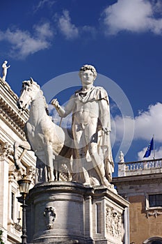 Statue at Campidoglio in Rome