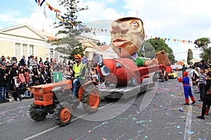 Statue on Carnival Procession.