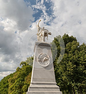 Statue at  Castle Bridge in Berlin - Germany photo