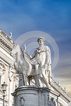 The statue of Castore in Campidoglio Rome