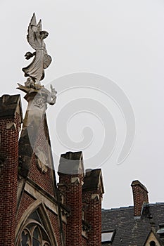 Statue - Catholic University - Lille - France photo