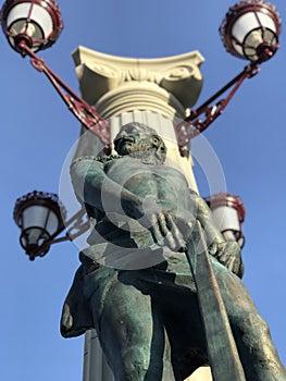 A Statue in the Center of Irpin City - Kyiv Oblast in Ukraine photo