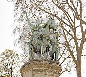 Statue of Charlemagne Paris, France