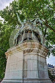 Statue of Charlemagne - Paris, France