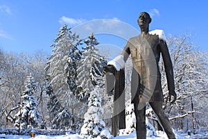 Statue of Charles de Gaulle in Bucharest