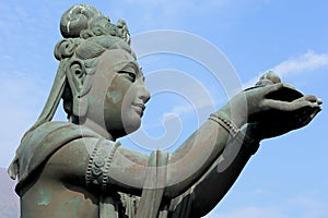 Statue in chinese temple