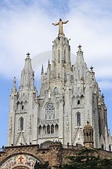 Statue of Christ on Mount Tibidabo