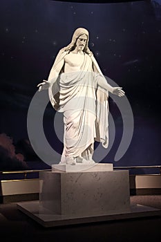 Christus Statue at LDS Visitor`s Center photo