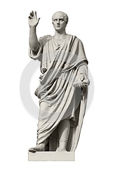 Statue of Cicero, a Roman statesman, lawyer, orator and philosopher photo