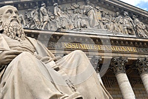 The French National Assembly in Paris, France
