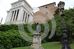 Statue of Cola di Rienzo at the Capitoline Hill, Rome, Italy