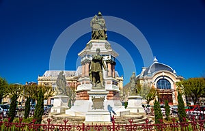 Statue of colonel Denfert-Rochereau in Belfort