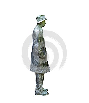 Statue of a common man