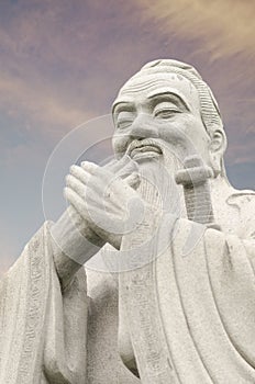Statue of Confucius, Right Side View photo