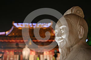 Statue in Confucius Temple