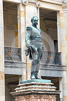 Statue in the Congress of Colombia