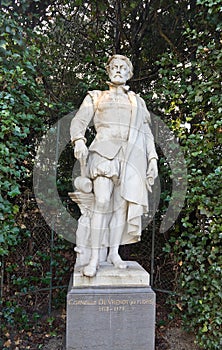 Statue of Cornelis de Vriendt (circa XIX c.), Brussels, Belgium