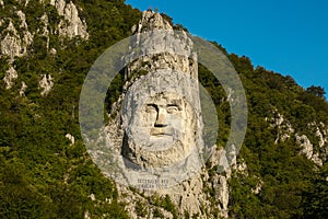 The Statue of Dacian king Decebalus