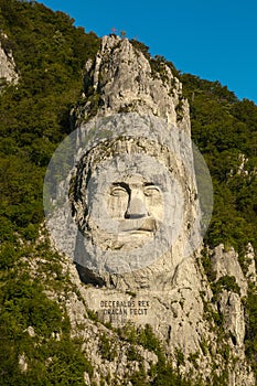 The Statue of Dacian king Decebalus