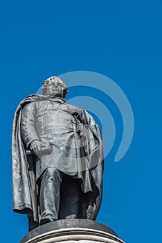 Statue of Daniel O'Connell in Dublin Ireland