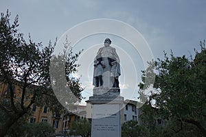 Statue of Daniele Comboni in Verona city