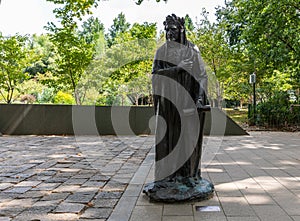 Statue of Dante Alighieri at World Literary Giant Square of Lu Xun Park