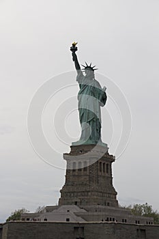 Statue de la libertÃ© - New york - Vue de la statue de la libertÃ© depuis le bateau