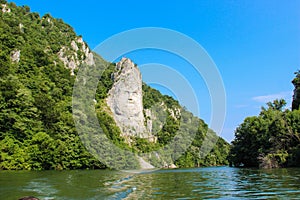 The Statue of Decebalus on the Danube