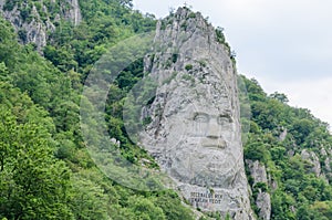 Statue of Decebalus, King of Dacia (present-day Romania)