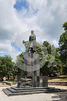 Statue dedicated to the first Serbian King, Karadjordje, in the museum dedicated to his history