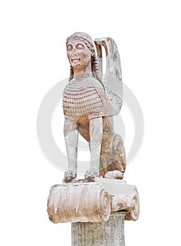 Statue in Delphi museum, Greece