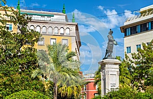 Statue of Diego Velazquez in Seville, Spain photo