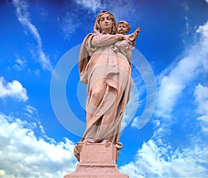 Statue of Divine Mother photo