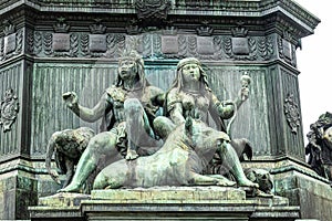 Statue of Dom Pedro I, in Tiradentes square in the center of the city of Rio de Janeiro, Brazil