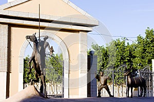 statue of Don Quijote, Campo de Criptana, Castile-La Mancha, Spa