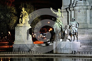 Statue of Don Quijote in Madrid, Spain