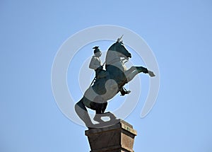 Statue in Downtown Duesseldorf, North Rhine - Westphalia