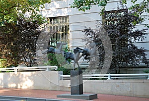 Statue in Downtown Portland, Oregon