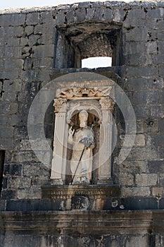 Statue in Dubrovnik