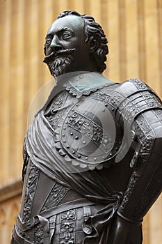 Statue of Earl of Pembroke - Oxford - England