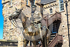 Statue in Edinburgh castle